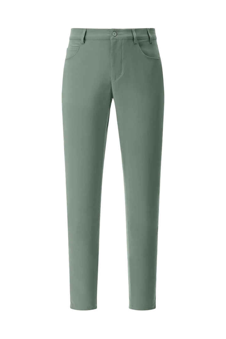 Chervò Men's SPAZIO Slim Fit 5-Pocket Stretch Pant - FOREST GREEN