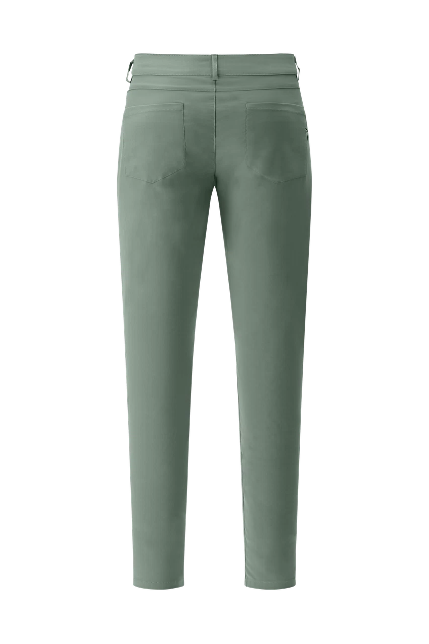 Chervò Men's SPAZIO Slim Fit 5-Pocket Stretch Pant - FOREST GREEN