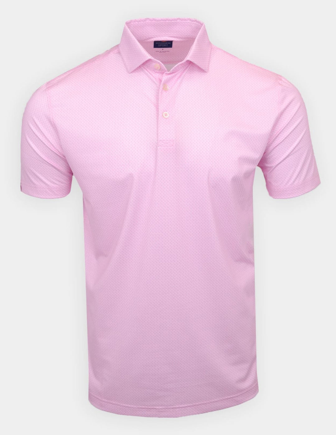 Donald Ross Mens Sport Fit Duncan Polo - TAFFY/WHITE