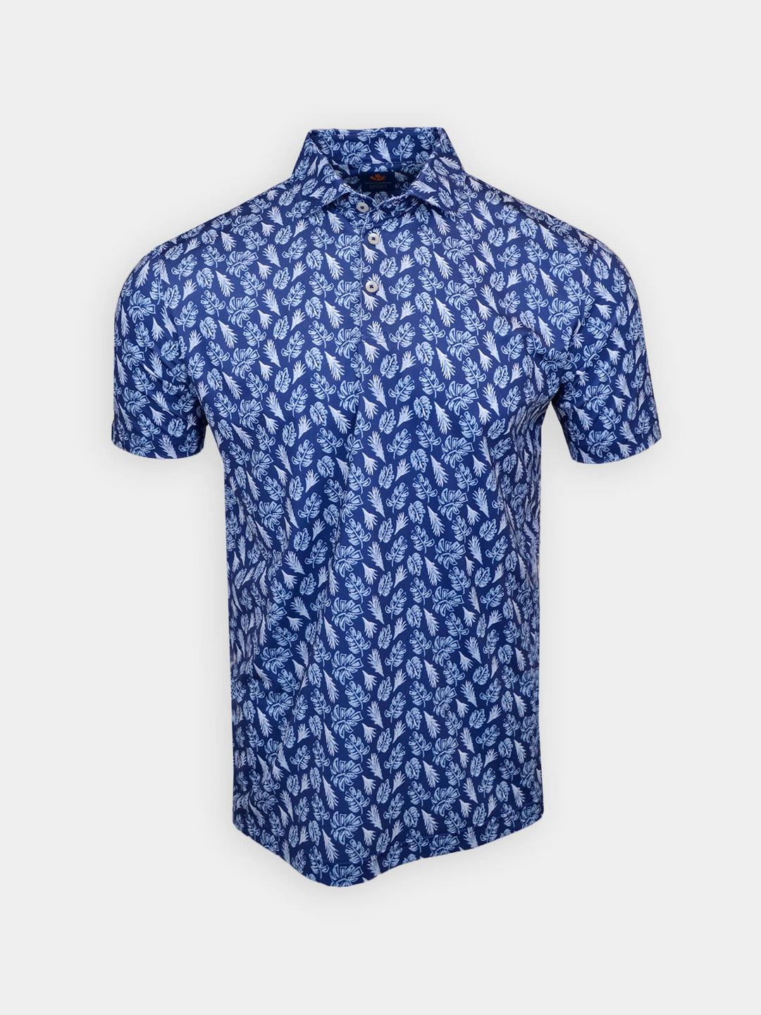 Donald Ross Mens Sport Fit Archibald Polo -  NAVY/WHITE/SKY BLUE