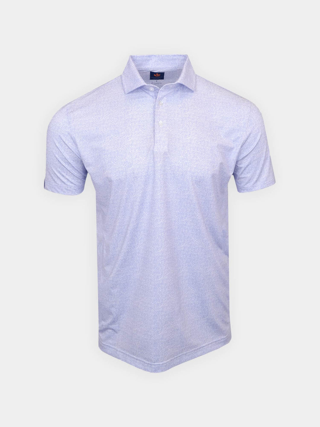Donald Ross Mens Sport Fit Wallace Polo - WHITE/PERIWINKLE