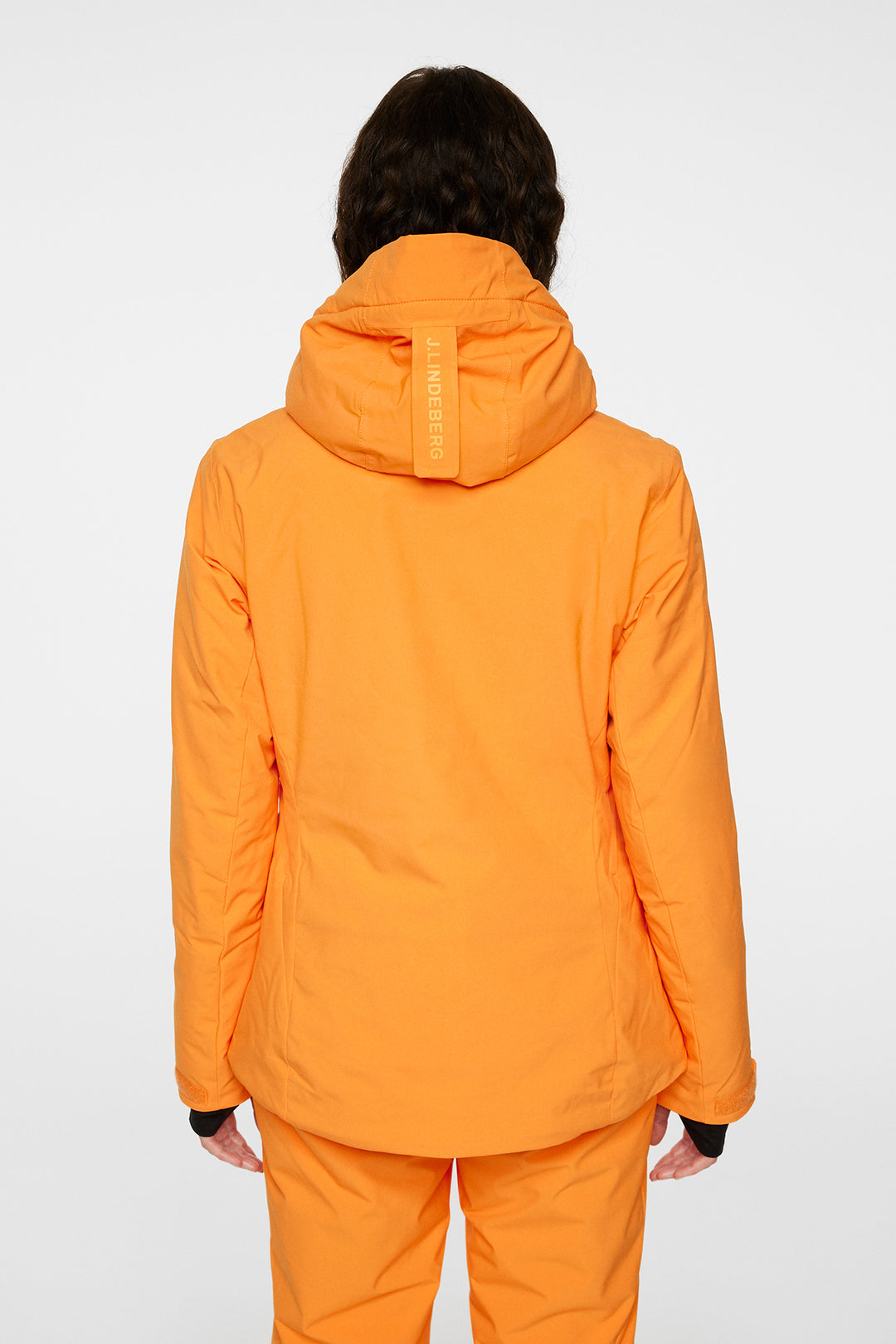 J.Lindeberg Women's STARLING Ski Jacket - PERSIMMON ORANGE