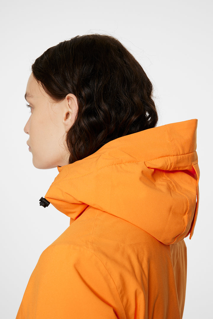 J.Lindeberg Women's STARLING Ski Jacket - PERSIMMON ORANGE