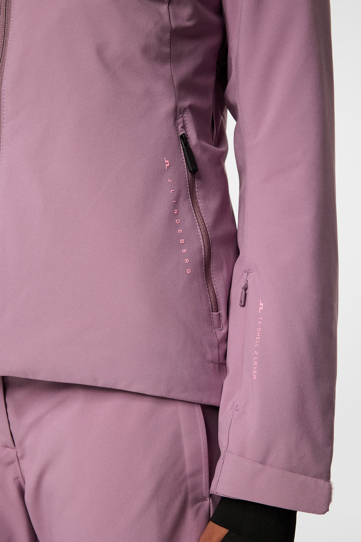 J.Lindeberg Women's STARLING Ski Jacket - VERY GRAPE