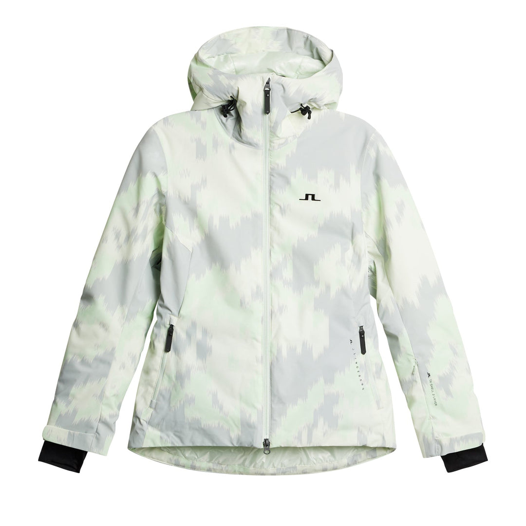 J.Lindeberg Women's STARLING Printed Ski Jacket - WARP AMBROSIA