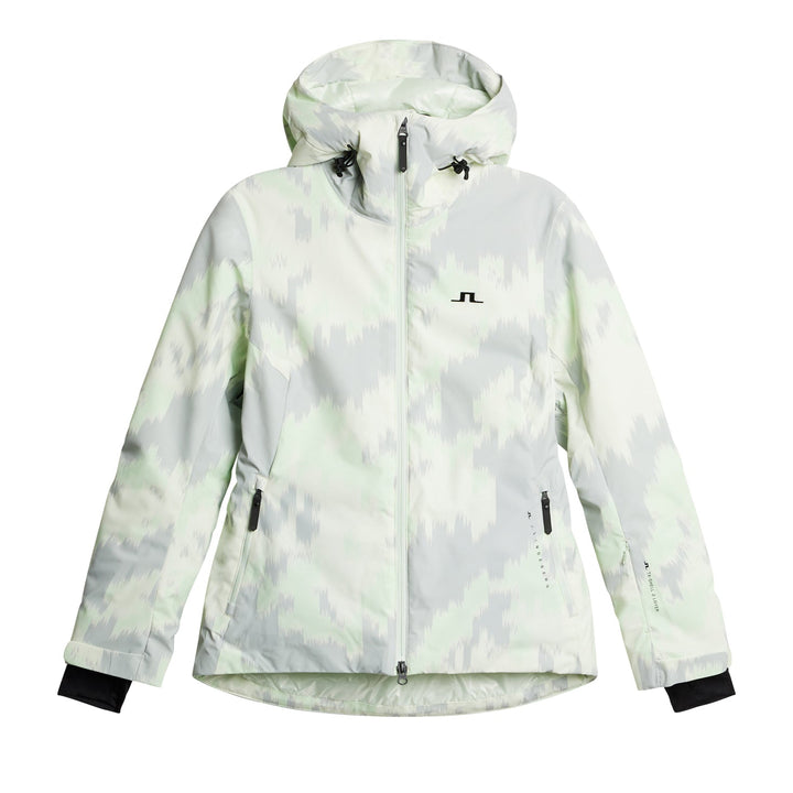 J.Lindeberg Women's STARLING Printed Ski Jacket - WARP AMBROSIA