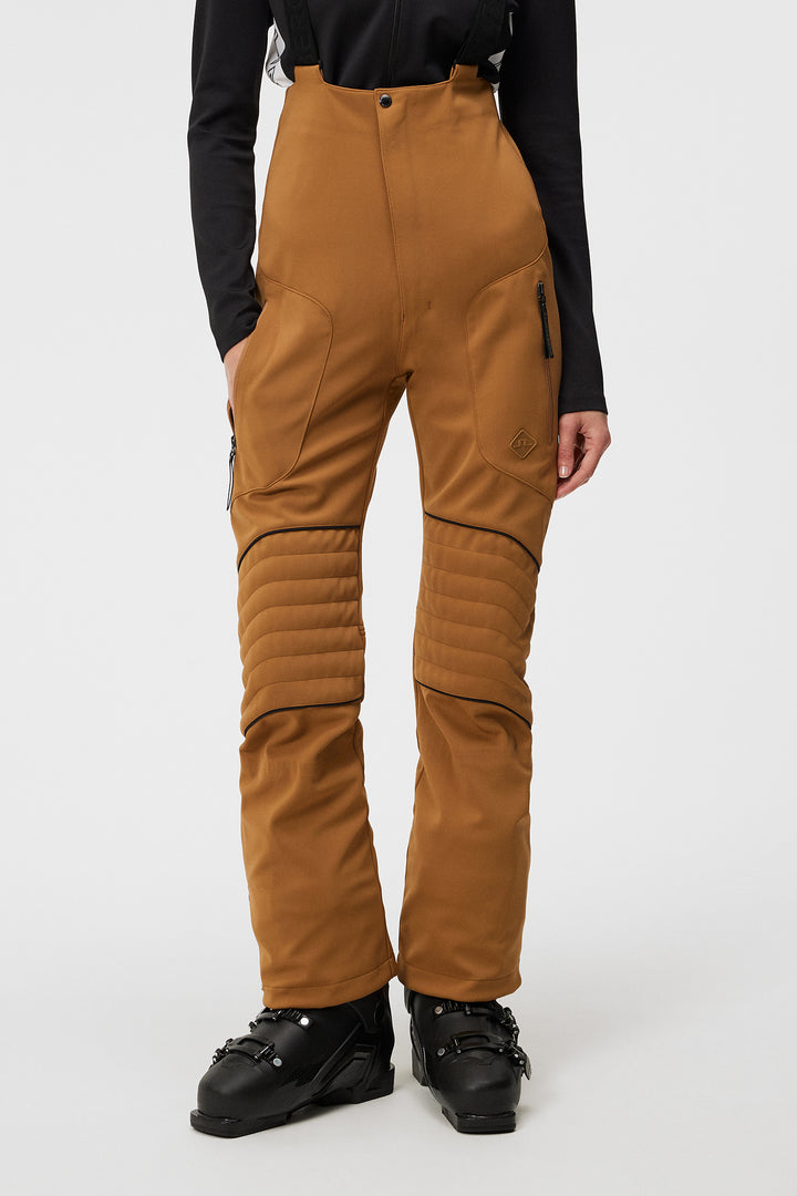 J.Lindeberg Women's STANFORD Pro Bib Ski Pant - CHIPMUNK