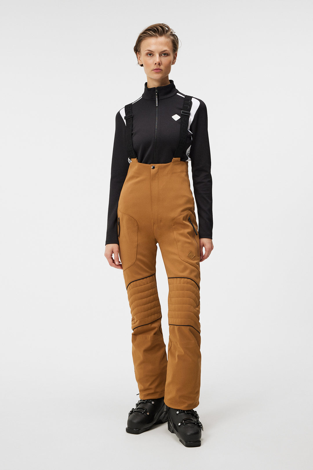 J.Lindeberg Women's STANFORD Pro Bib Ski Pant - CHIPMUNK
