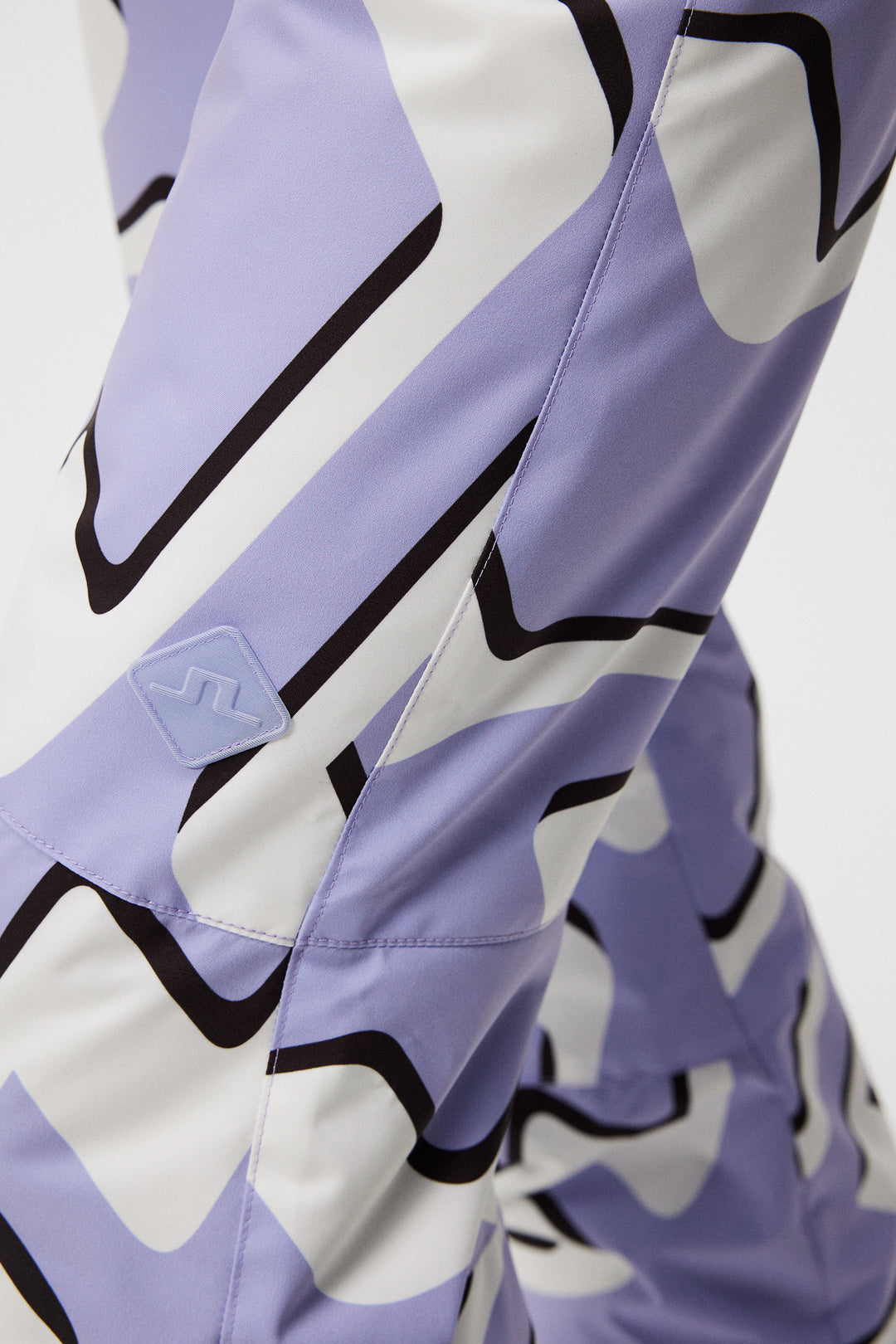J.Lindeberg Women's Isella Ski Pants Printed - Bridge Wave Sweet Lavender