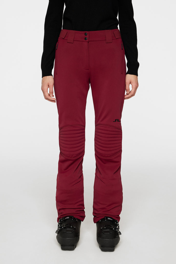 J.Lindeberg Women's STANFORD Ski Pant - CABERNET