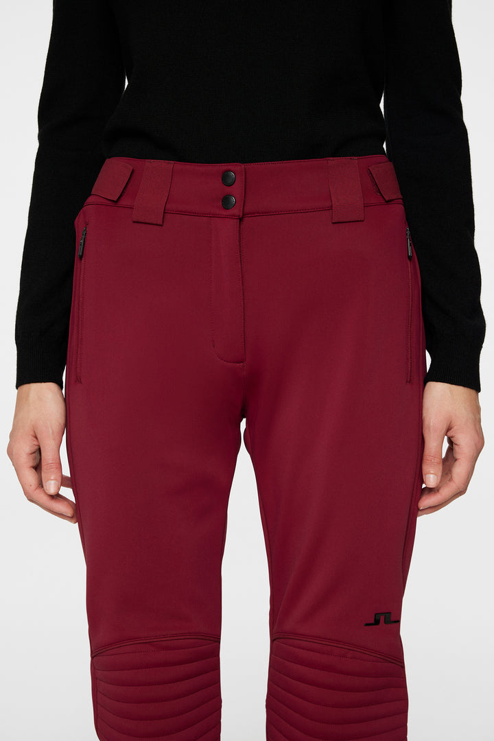 J.Lindeberg Women's STANFORD Ski Pant - CABERNET