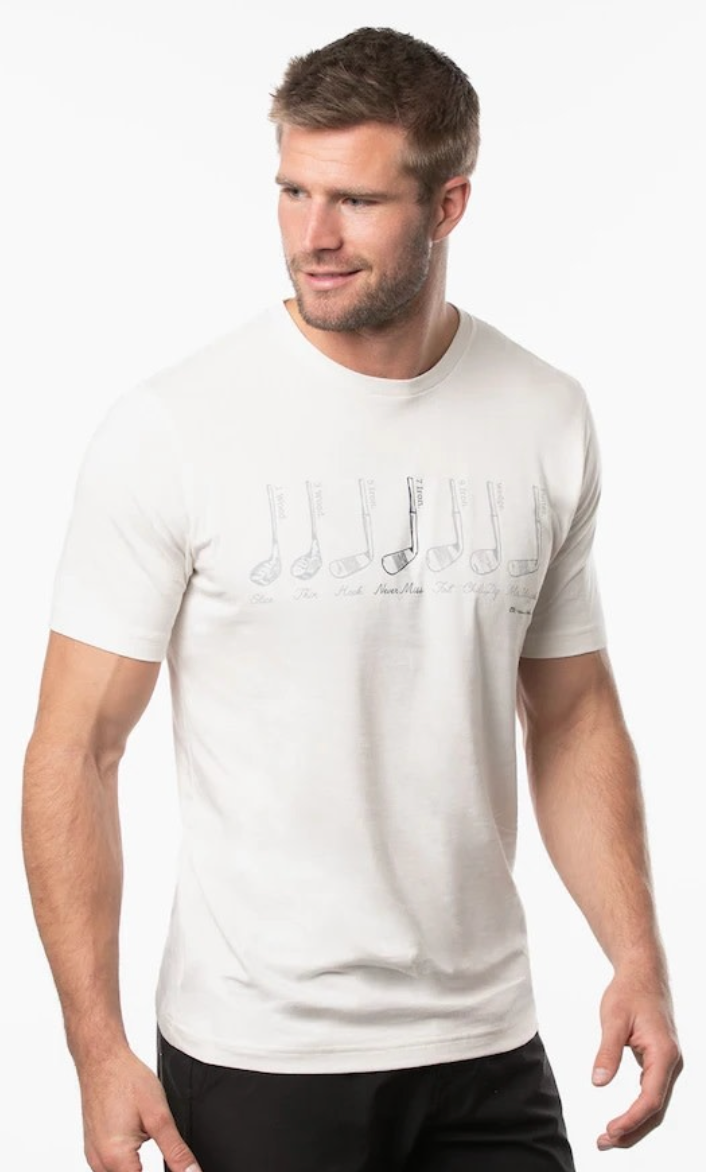 TRAVIS MATHEW YOULL DO T-SHIRT - GARDENIA