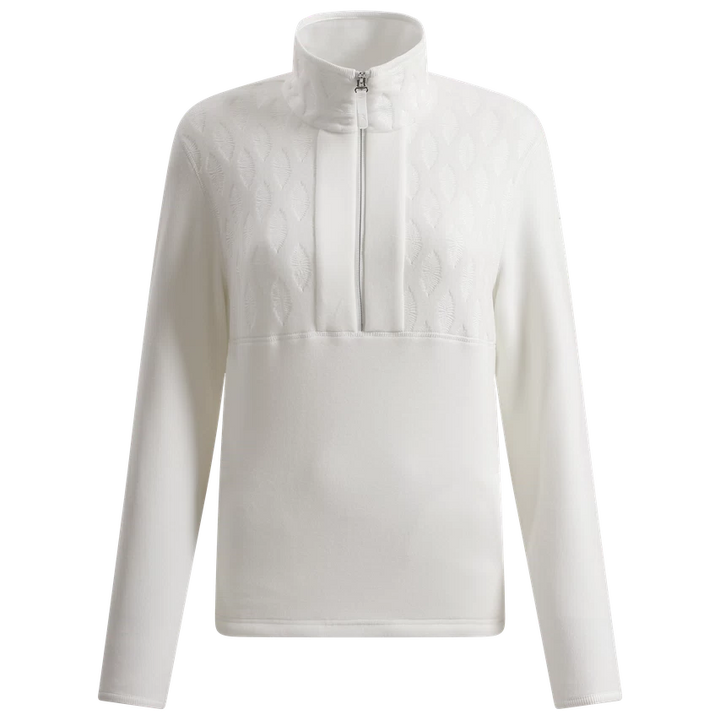 Chervo Women's TRENINO Pro-Therm® Half-Zip Microfleece Sweater - CHALK WHITE