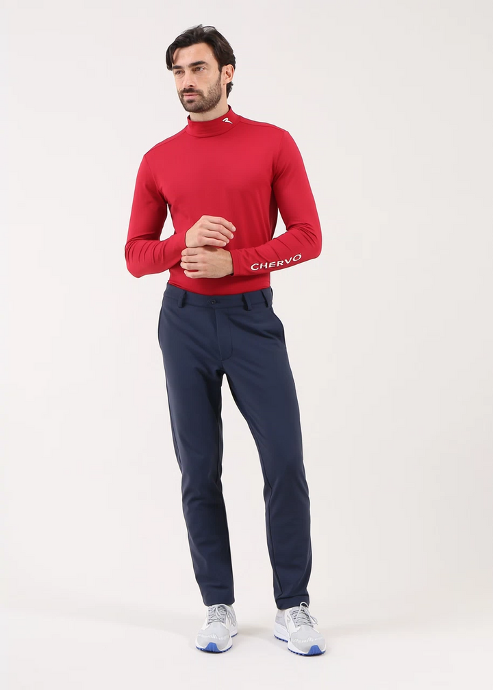 Chervo Men's TAVERNETTA Pro-Therm® Thermal Midlayer - AUTUMN BERRY