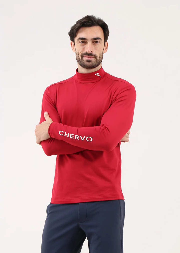 Chervo Men's TAVERNETTA Pro-Therm® Thermal Midlayer - AUTUMN BERRY