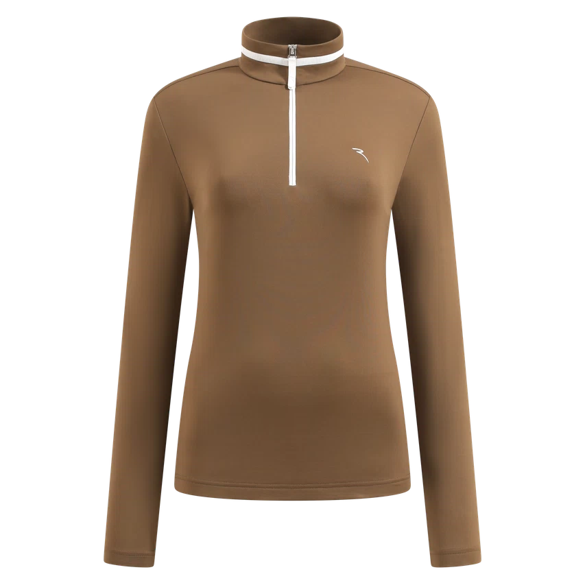 Chervo Women's TARRIVE Pro-Therm® Quarter-Zip Sweater - BROWN
