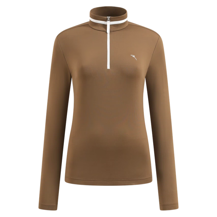Chervo Women's TARRIVE Pro-Therm® Quarter-Zip Sweater - BROWN