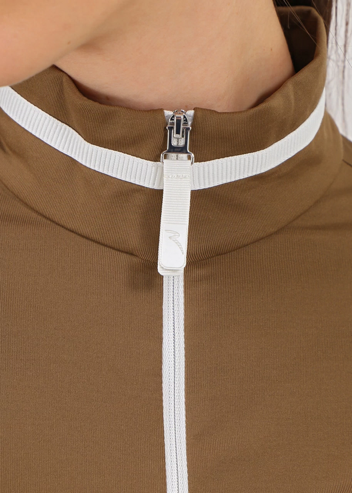 Chervo Women's TARRIVE Pro-Therm® Quarter-Zip Sweater - BROWN