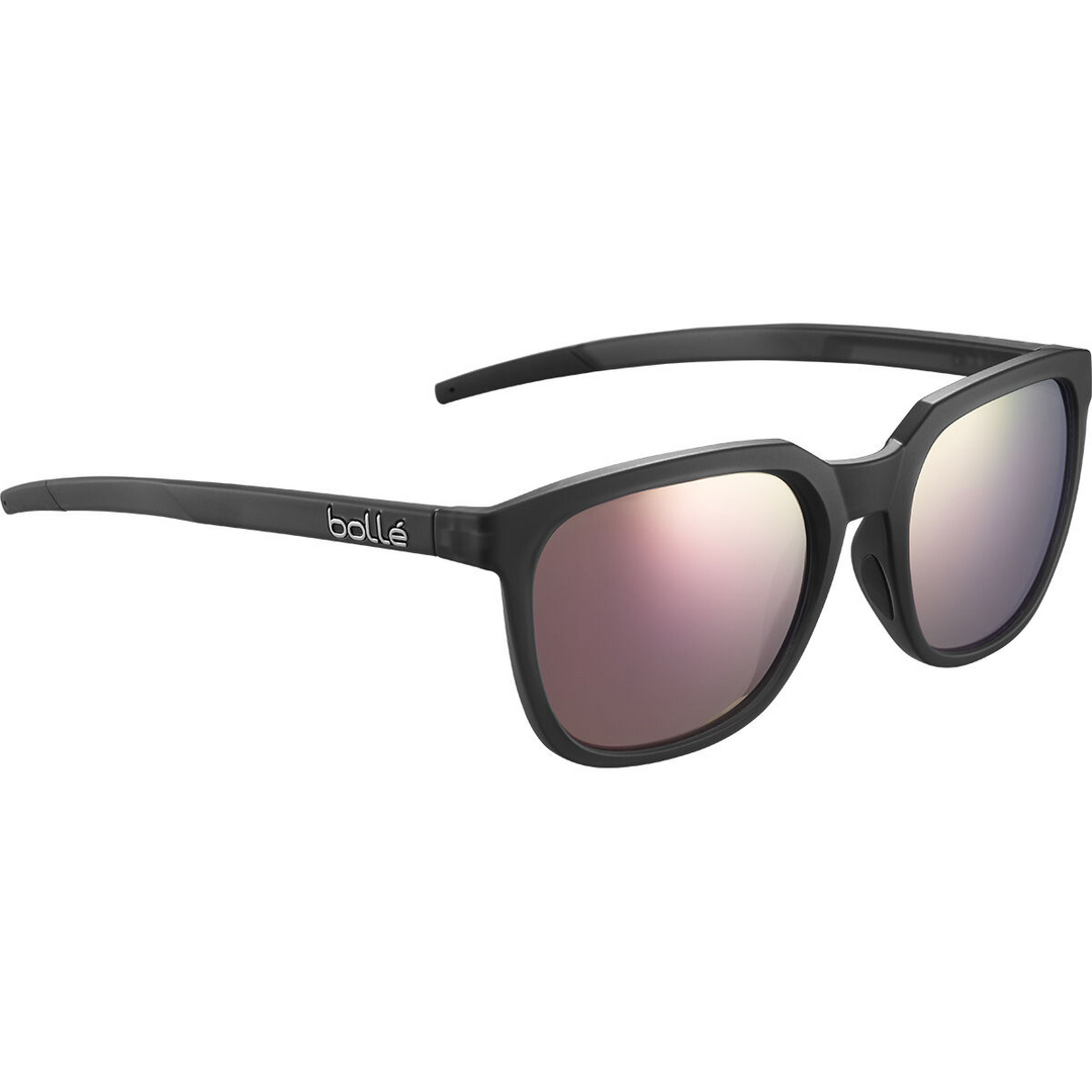 Bolle TALENT Polarized Mirror Lens Sunglasses - BLACK CRYSTAL MATTE