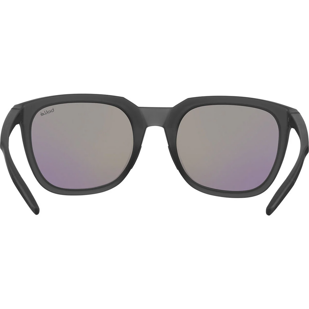 Bolle TALENT Polarized Mirror Lens Sunglasses - BLACK CRYSTAL MATTE