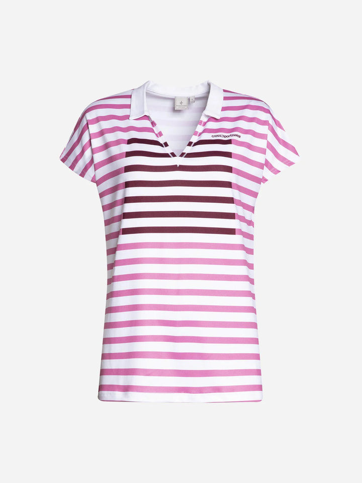 Cross Sportswear Womens Hidden Polo - HEATHER - Golf Anything Canada