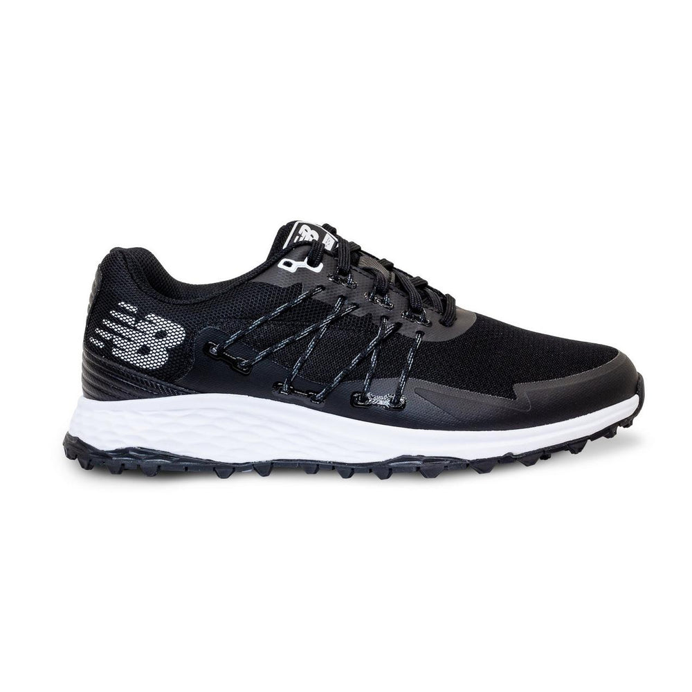 New Balance Mens Fresh Foam Pace SL Golf Shoe - BLACK / WHITE - Golf Anything Canada