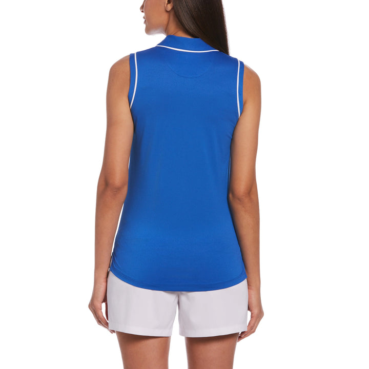 Original Penguin Womens Performance Sleeveless Veronica Polo - BLUE TATTOO - Golf Anything Canada