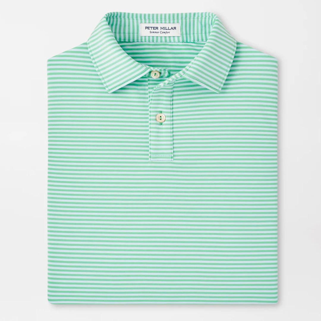Peter Millar Youth Hales Performance Jersey Polo - Pear Tart