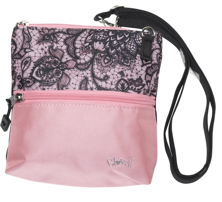 GLOVE IT WOMENS ZIP CARRYALL BAG - ROSE LACE