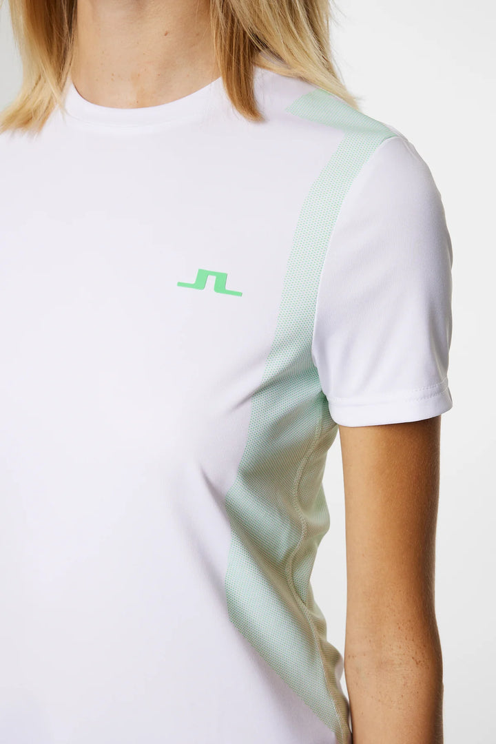 J.Lindeberg Womens Raya T-Shirt - WHITE