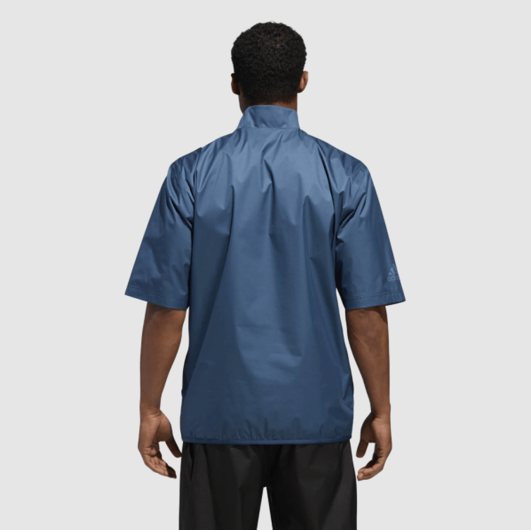 Navy blue top short sleeve jacket