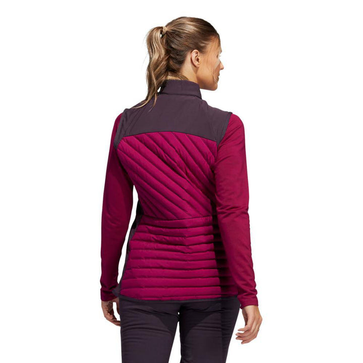 adidas Womens Down Filled Frostguard 2.0 Vest - POWER BERRY
