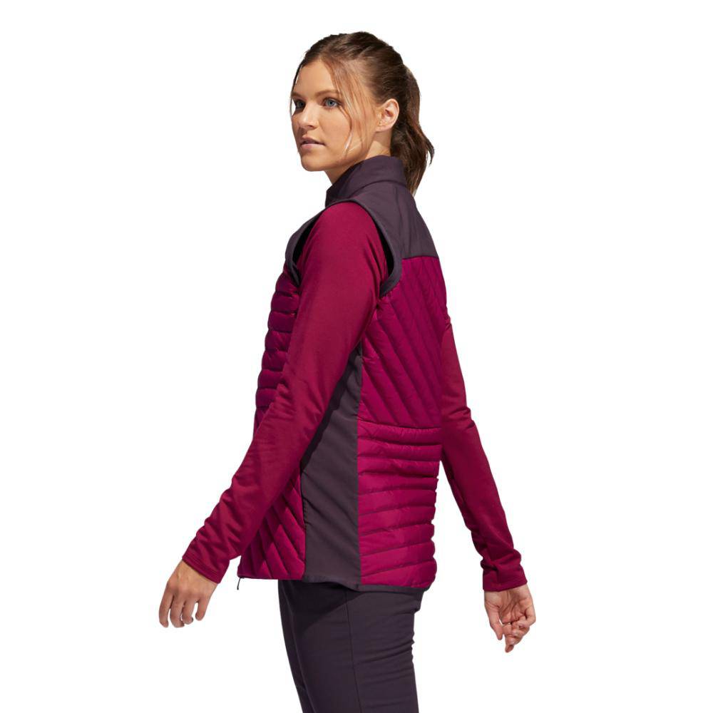 adidas Womens Down Filled Frostguard 2.0 Vest - POWER BERRY