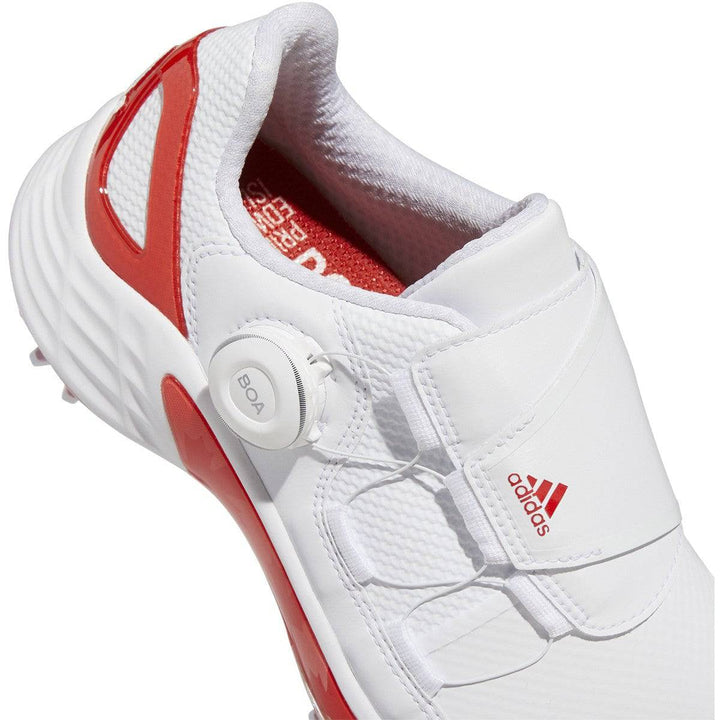 adidas Womens LTD Edition Canada ZG21 BOA Golf Shoes - CLOUD WHITE/RED/SILVER  METALLIC