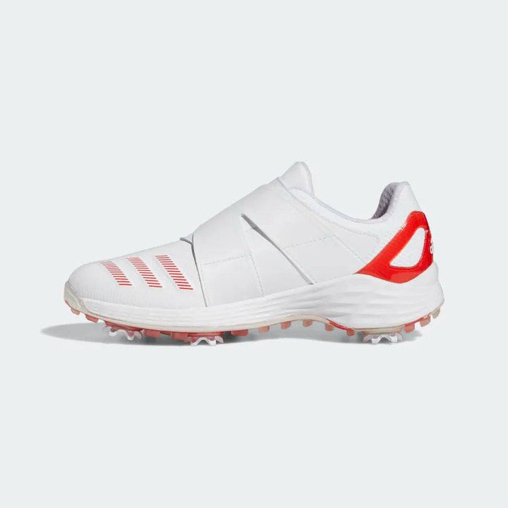 adidas Womens LTD Edition Canada ZG21 BOA Golf Shoes - CLOUD WHITE/RED/SILVER  METALLIC