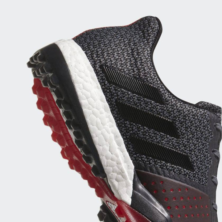 Adidas Mens Adipower S Boost 3 Shoes - ONIX/CORE BLACK/SCARLET