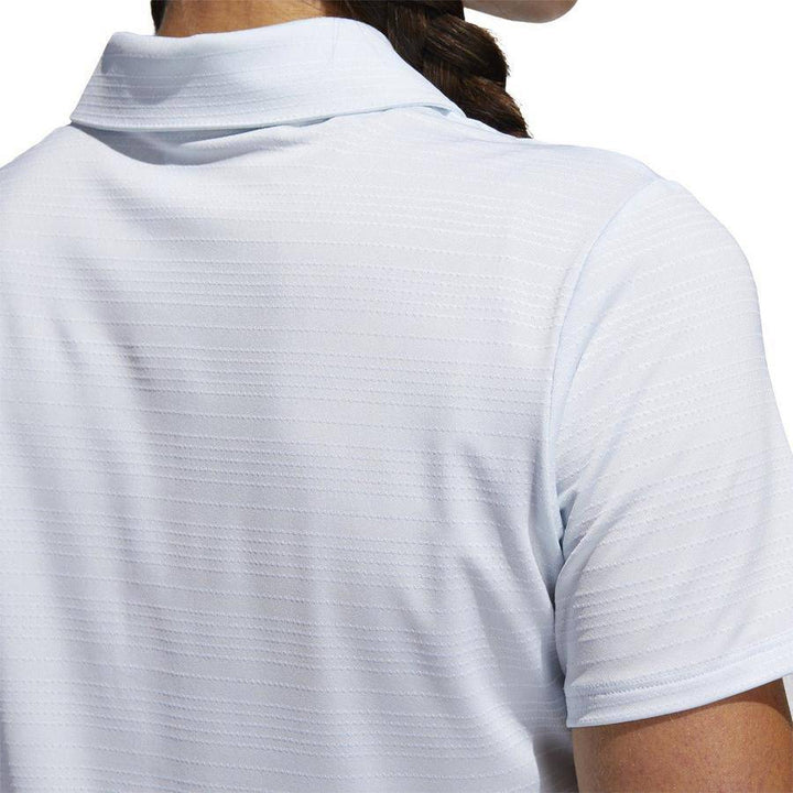 adidas Womens Microdot Polo Shirt - SKY TINT
