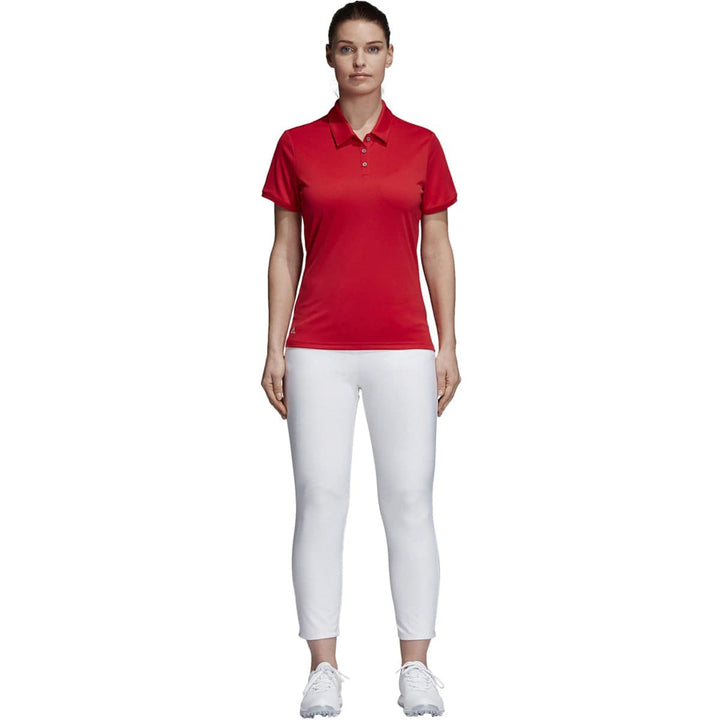 adidas Womens Tournament Performance Polo - COLLEGIATE RED