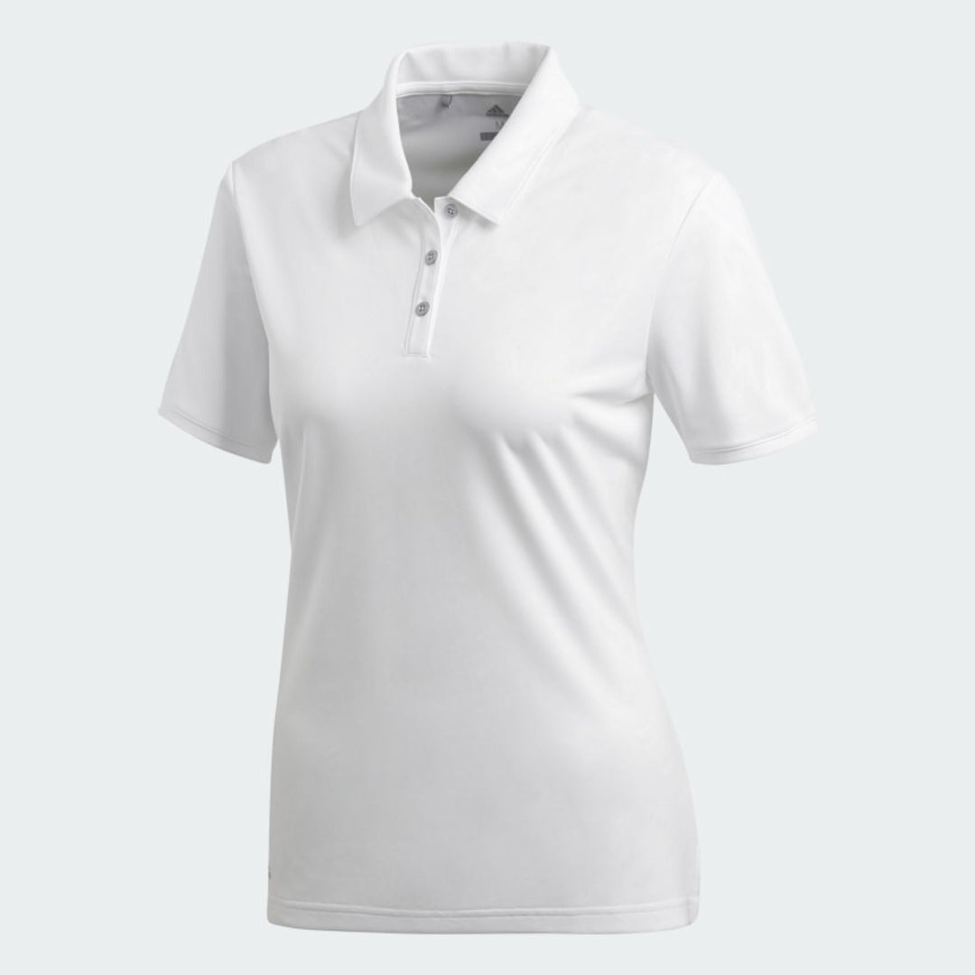 adidas Womens Tournament Performance Polo - WHITE