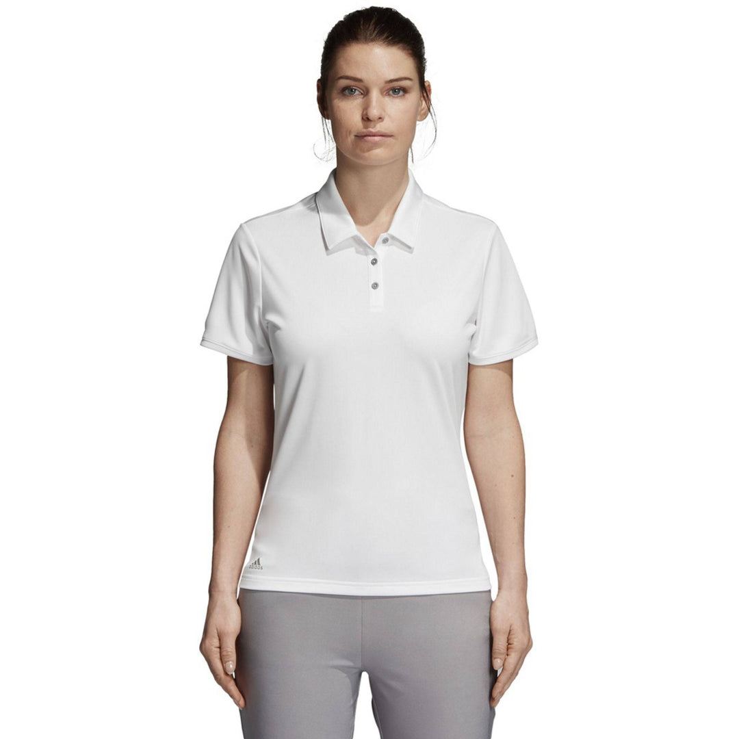 adidas Womens Tournament Performance Polo - WHITE