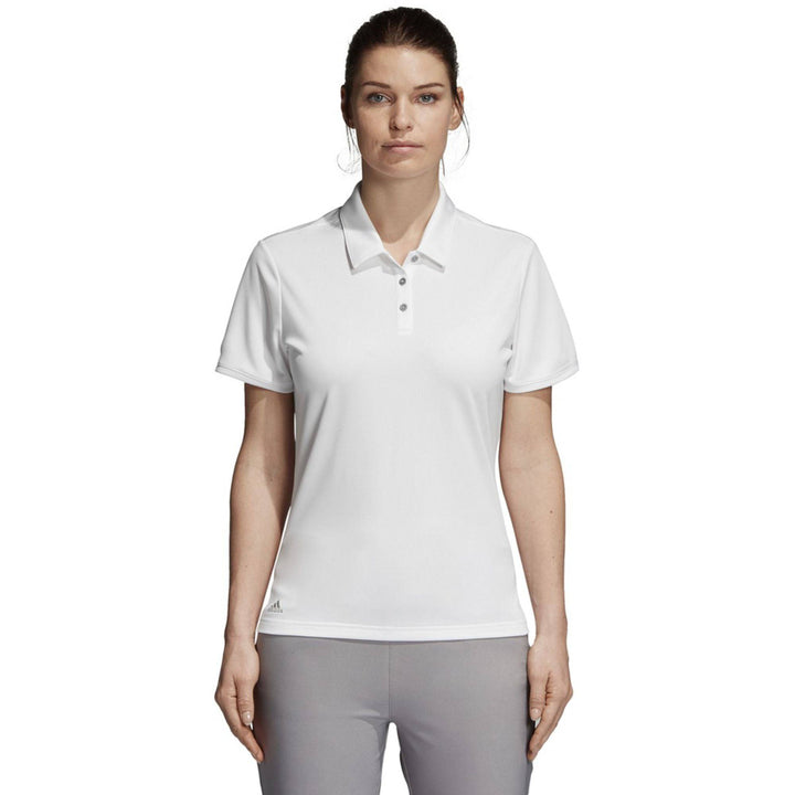 adidas Womens Tournament Performance Polo - WHITE