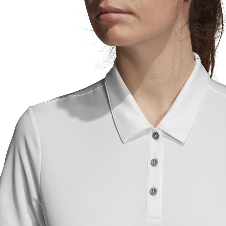 adidas Womens Tournament Performance Polo - WHITE