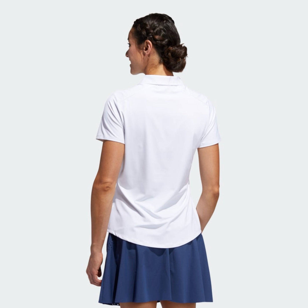 adidas Womens Ultimate365 Polo Shirt- WHITE