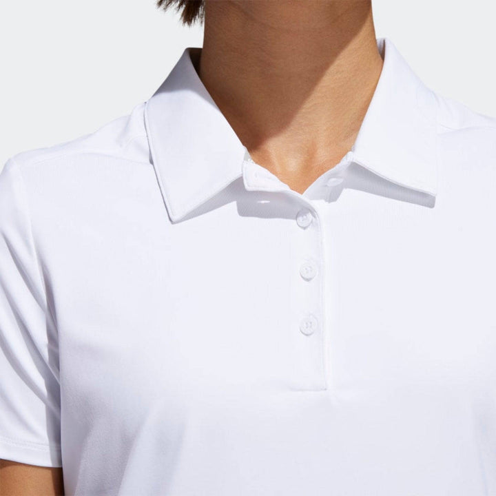 adidas Womens Ultimate365 Polo Shirt- WHITE