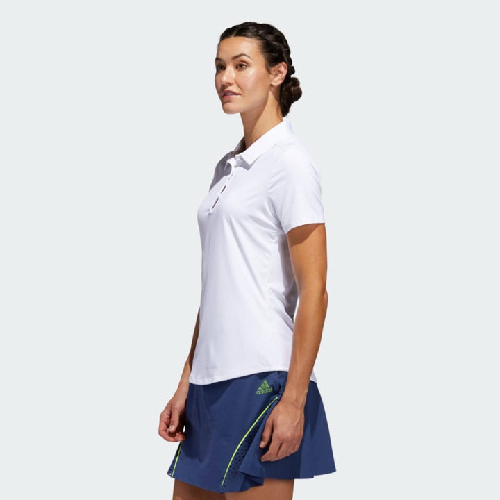 adidas Womens Ultimate365 Polo Shirt- WHITE