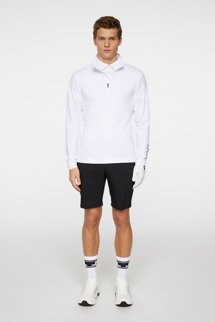 J.Lindeberg Men's Tour Tech Mid Layer - WHITE