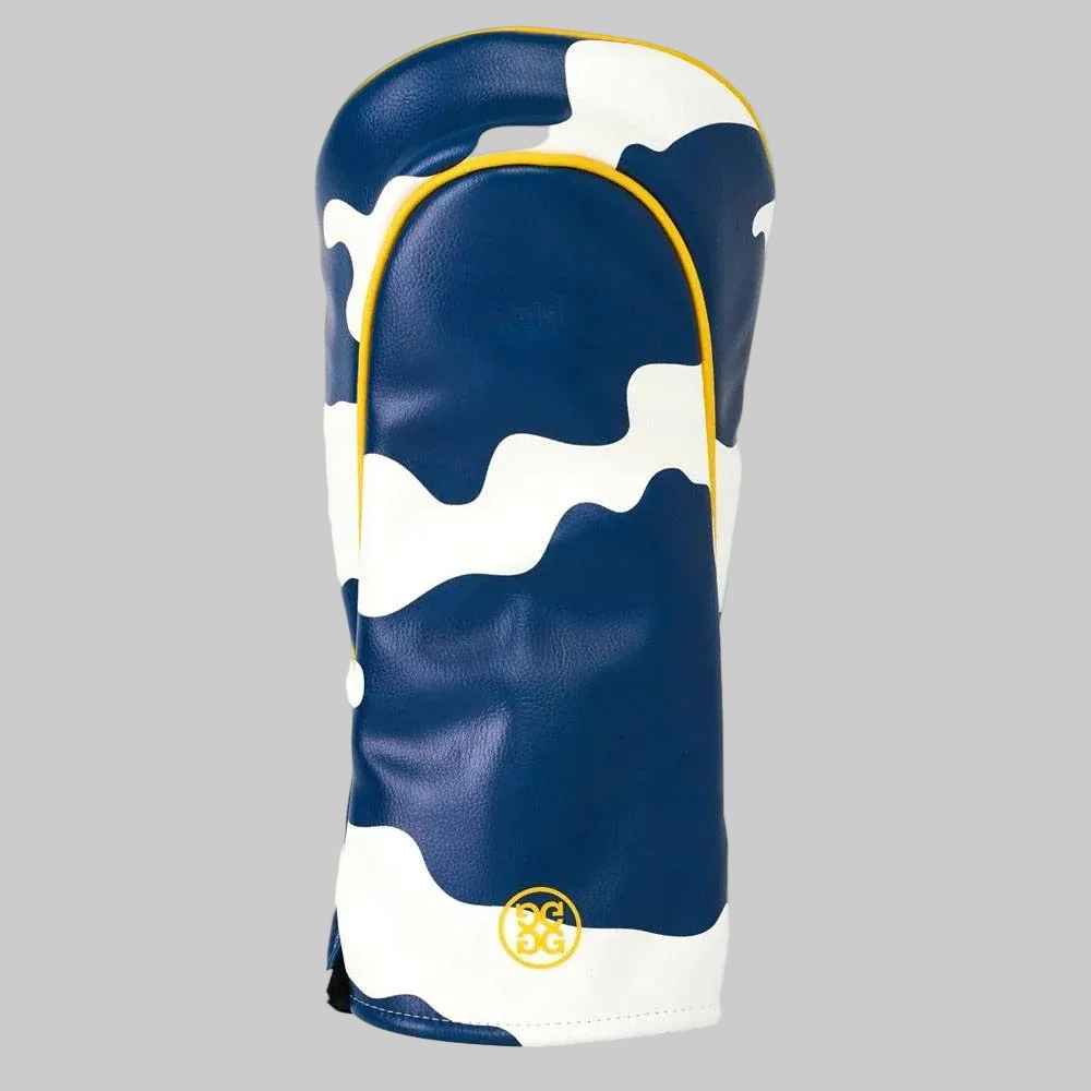 G/FORED CAMO VELOUR-LINED DRIVER HEADCOVER - ULTRAMARINE