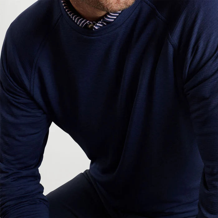 Peter Millar Men's Classic Fit Beaumont Performance Crew - NAVY