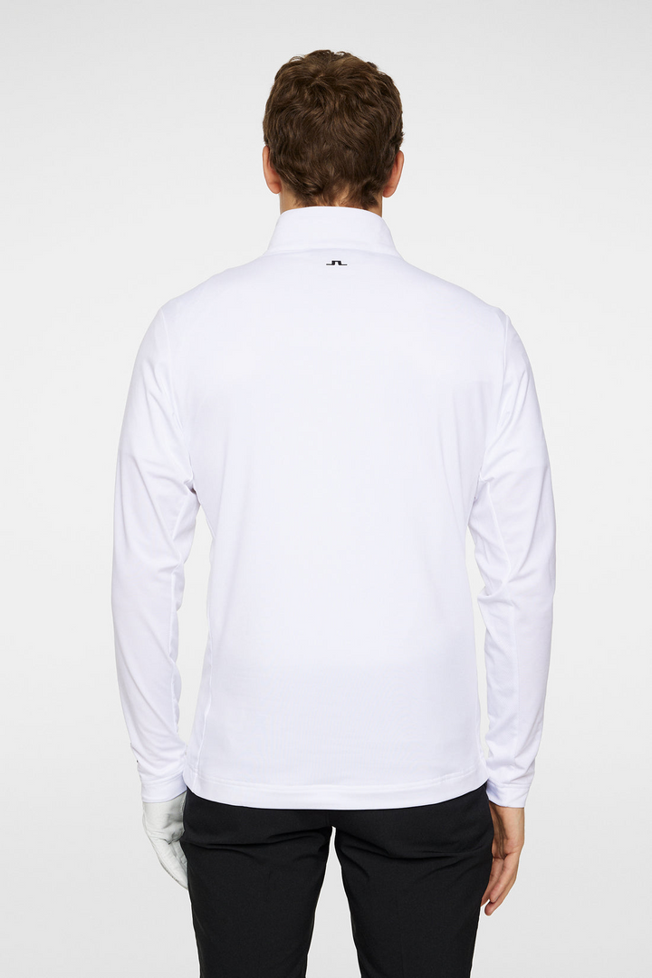 J.Lindeberg Men's Tour Tech Mid Layer - WHITE