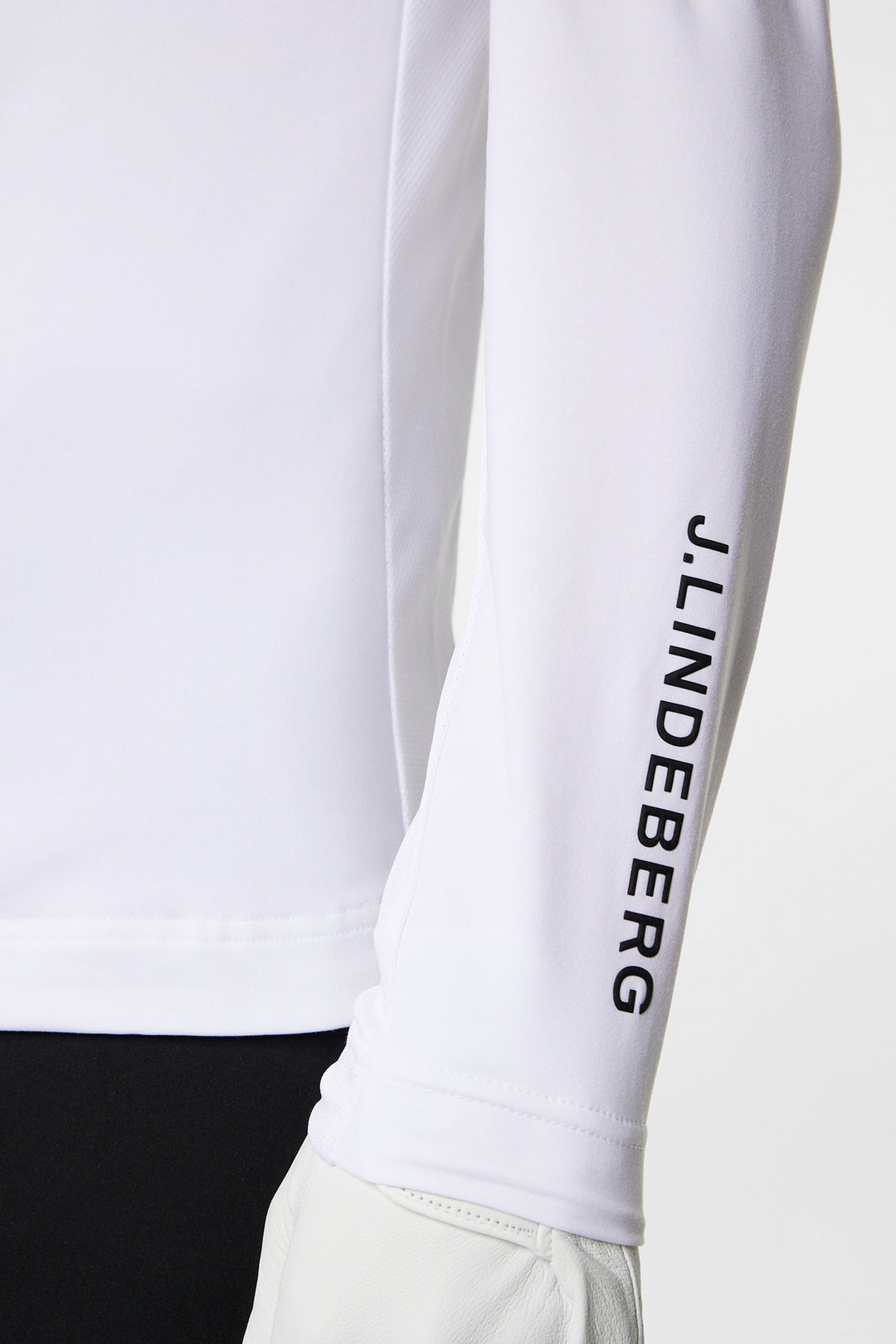 J.Lindeberg Men's Tour Tech Mid Layer - WHITE